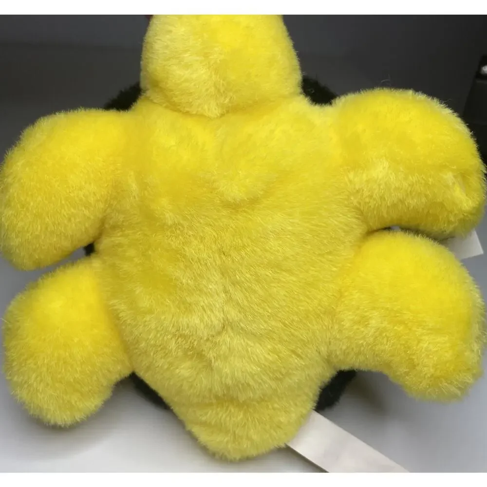 Vintage Applause Cliffs Notes Turtle Plush 8” Yellow Black With Tags